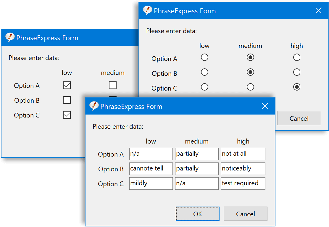 phraseexpress manual main program window
